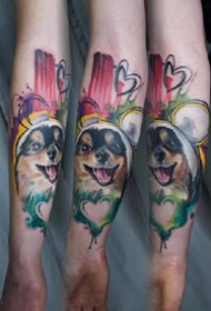 手臂和腿部适合的彩色漂亮纹身作品组图欣赏