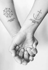 26款适合情侣纹身的漂亮纹身图案作品