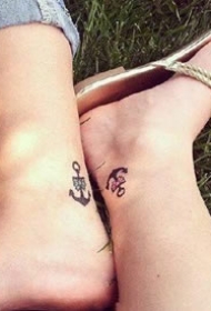 适合闺蜜好姐妹一起纹的一组纹身图案欣赏
