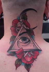 9张关于上帝之眼的一组纹身作品图案