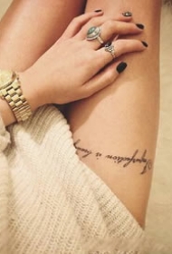 增加女生性感度的几个女生小清新纹身部位