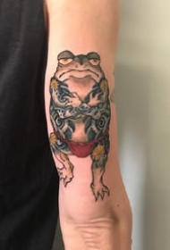 日式传统风格的青蛙等彩色日式纹身图案欣赏缩略频道推荐图
