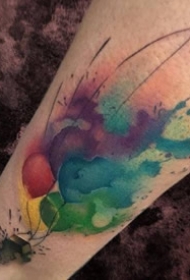 暗色调风格的重彩纹身图案一组9张