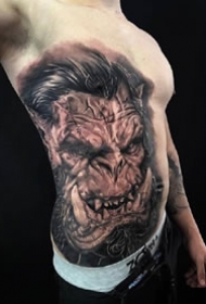 为了部落--魔兽世界争霸WOW的游戏角色纹身图案