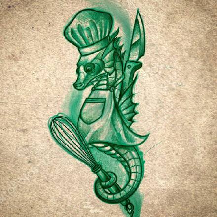 44张new school风格的漂亮彩色纹身手稿图案