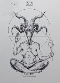 很有创意的一组图形几何纹身手稿素材图案9张