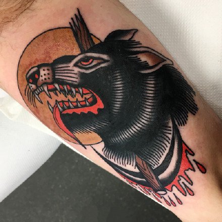 oldschool风格的一组彩色小纹身图片欣赏