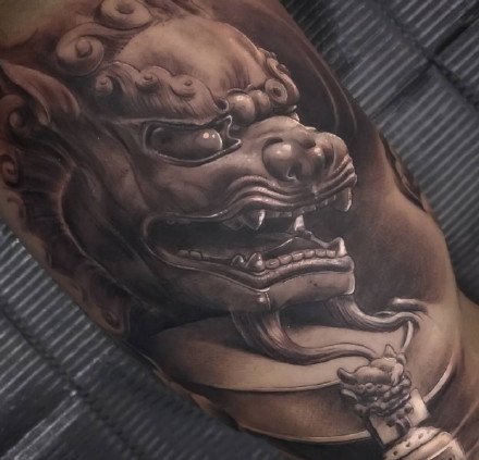 很细腻的欧美人像写实纹身图案9张