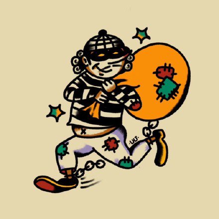 35张oldschool风格的彩色小图纹身作品图案