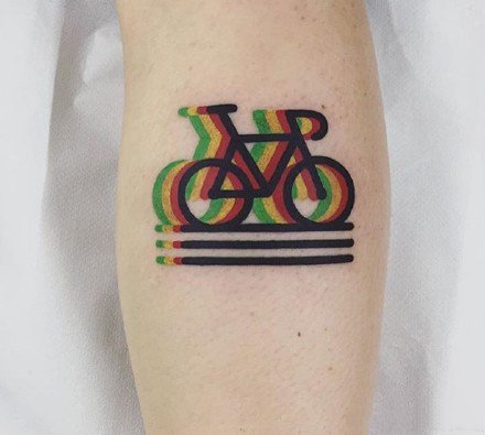 生活中一些小物件的彩色小纹身图案欣赏