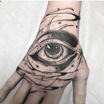 9张关于眼睛的一组各部位眼睛纹身图案赏析