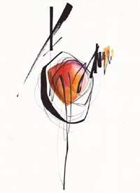 抽象风格的15张水彩小纹身手稿图案