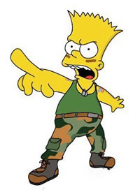 一组卡通角色辛普森的纹身素材手稿图片缩略频道推荐图