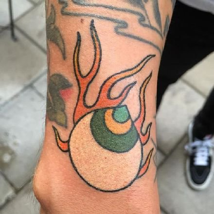 日式小物件纹身：9张传统日本风格的一组小物体纹身图案