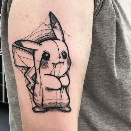 融合了蜘蛛网元素的一组个性纹身图案作品