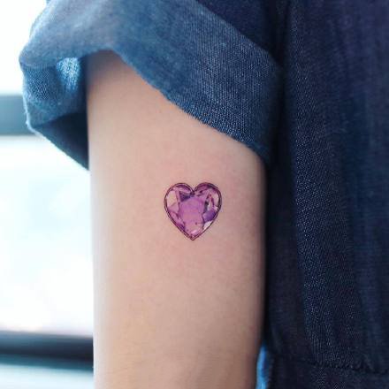 很简单的一组简约珠宝钻石纹身图案欣赏