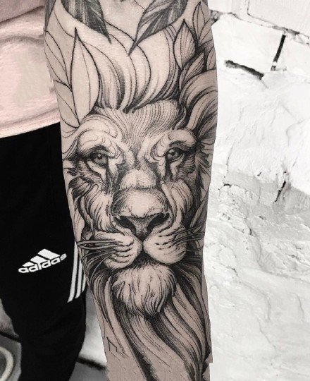 很不错的一组暗黑灰色的欧美大幅纹身图案欣赏