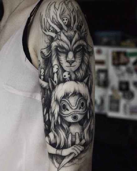 诡异纹身：暗黑风格的一组诡异动物纹身图案欣赏