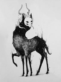 创意独特的27张暗黑风格的纹身手稿图案缩略频道推荐图