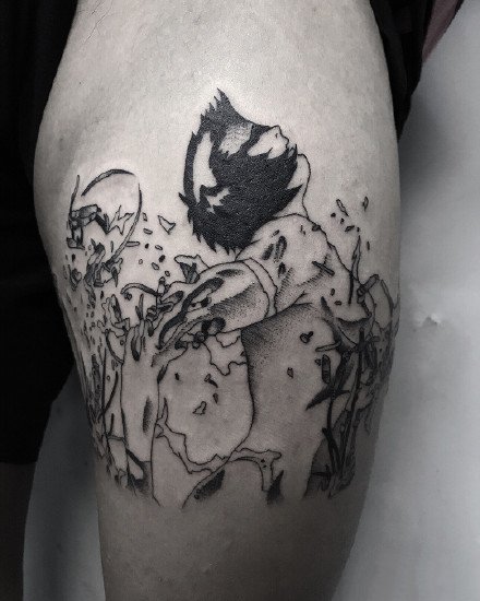 一组脑洞很大的创意暗黑纹身图案9张