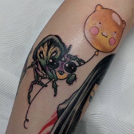 奇特个性风格的一组动物创意纹身图案欣赏