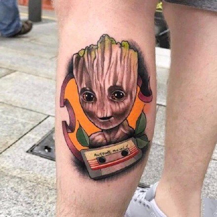 可爱卡通纹身：18张可爱的二次元卡通彩色纹身图案