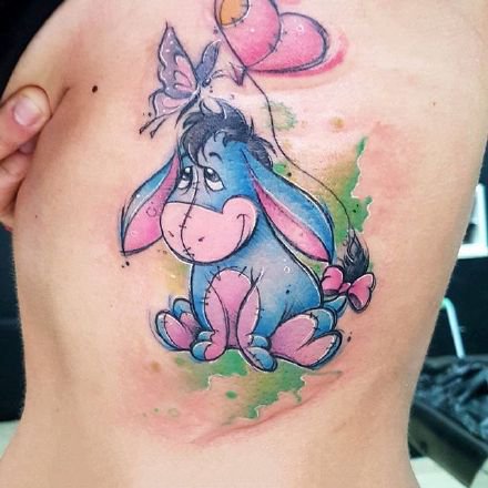 可爱卡通纹身：18张可爱的二次元卡通彩色纹身图案