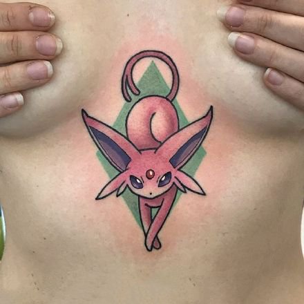 可爱卡通纹身：18张可爱的二次元卡通彩色纹身图案