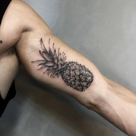 很逼真的一组写实水果纹身图案欣赏