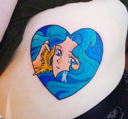 美少女战士纹身：18张卡通动画美少女战士纹身图案