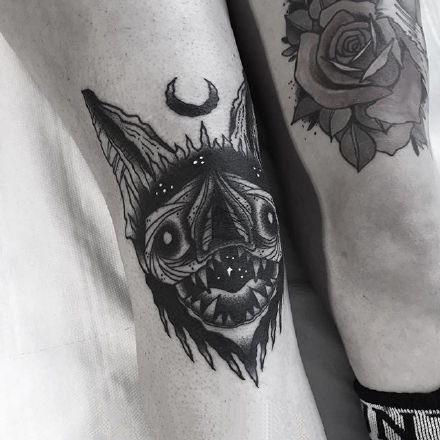 黑色很适合做遮盖的一组纹身图案赏析