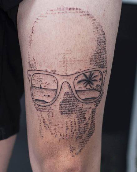 代码纹身：程序员最爱的由代码组成的纹身图案9张