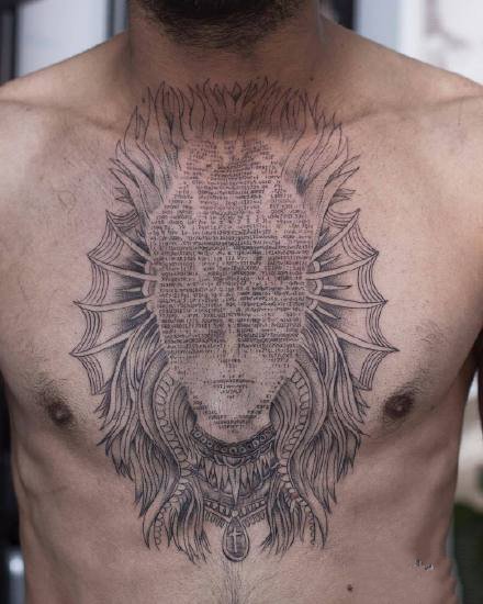 代码纹身：程序员最爱的由代码组成的纹身图案9张