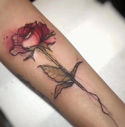 好看的水彩纹身：水彩色的27张漂亮纹身图案欣赏