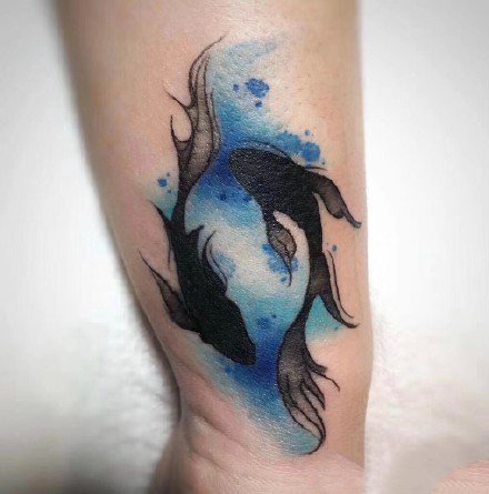 好看的水彩纹身：水彩色的27张漂亮纹身图案欣赏