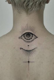 9张关于眼睛的一组各部位眼睛纹身图案赏析