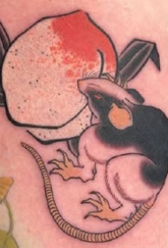 一组日式传统风格的小纹身图案9张