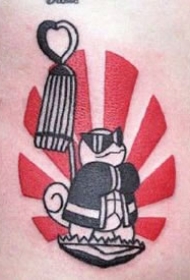 很可爱的一组影视卡通小角色纹身图片作品