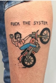 趣味的一组小可爱彩色小图案纹身作品赏析