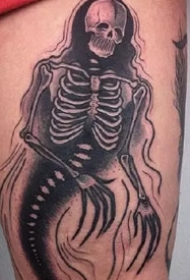 9张很暗黑系的一组黑色纹身图案欣赏