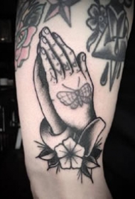 黑灰oldschool小纹身：9张oldschool风格的一组黑灰小纹身图案