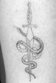 创意的一组点刺小黑色的纹身图片赏析