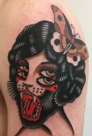 oldschool风格的一组彩色小纹身图片欣赏