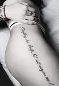 很简约的一组线条小纹身图案图片