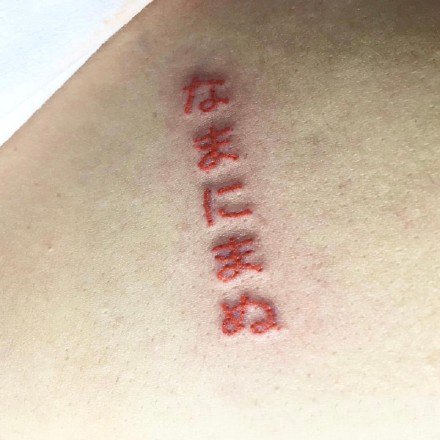 女生很喜欢的火烈鸟纹身图案作品9张