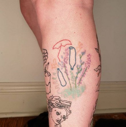 别具一格的个性涂鸦风格纹身图案欣赏