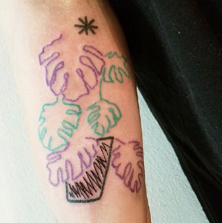 别具一格的个性涂鸦风格纹身图案欣赏