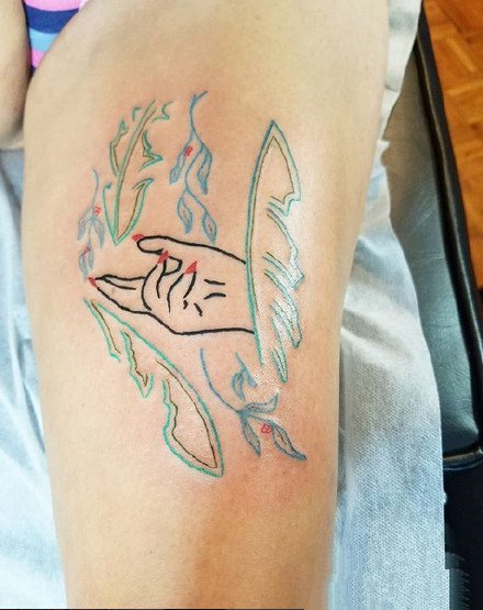 别具一格的个性涂鸦风格纹身图案欣赏