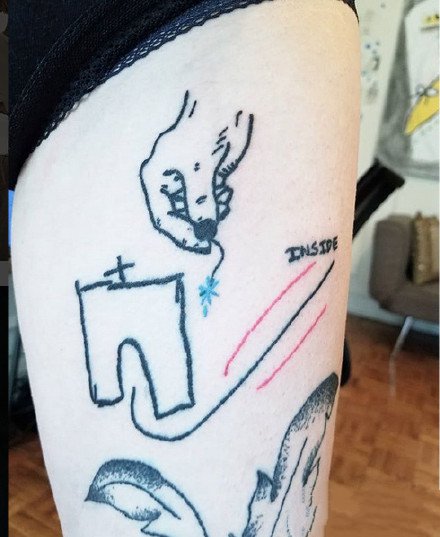 别具一格的个性涂鸦风格纹身图案欣赏