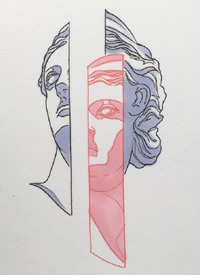 一组很有创意维纳斯纹身手稿图案缩略频道推荐图